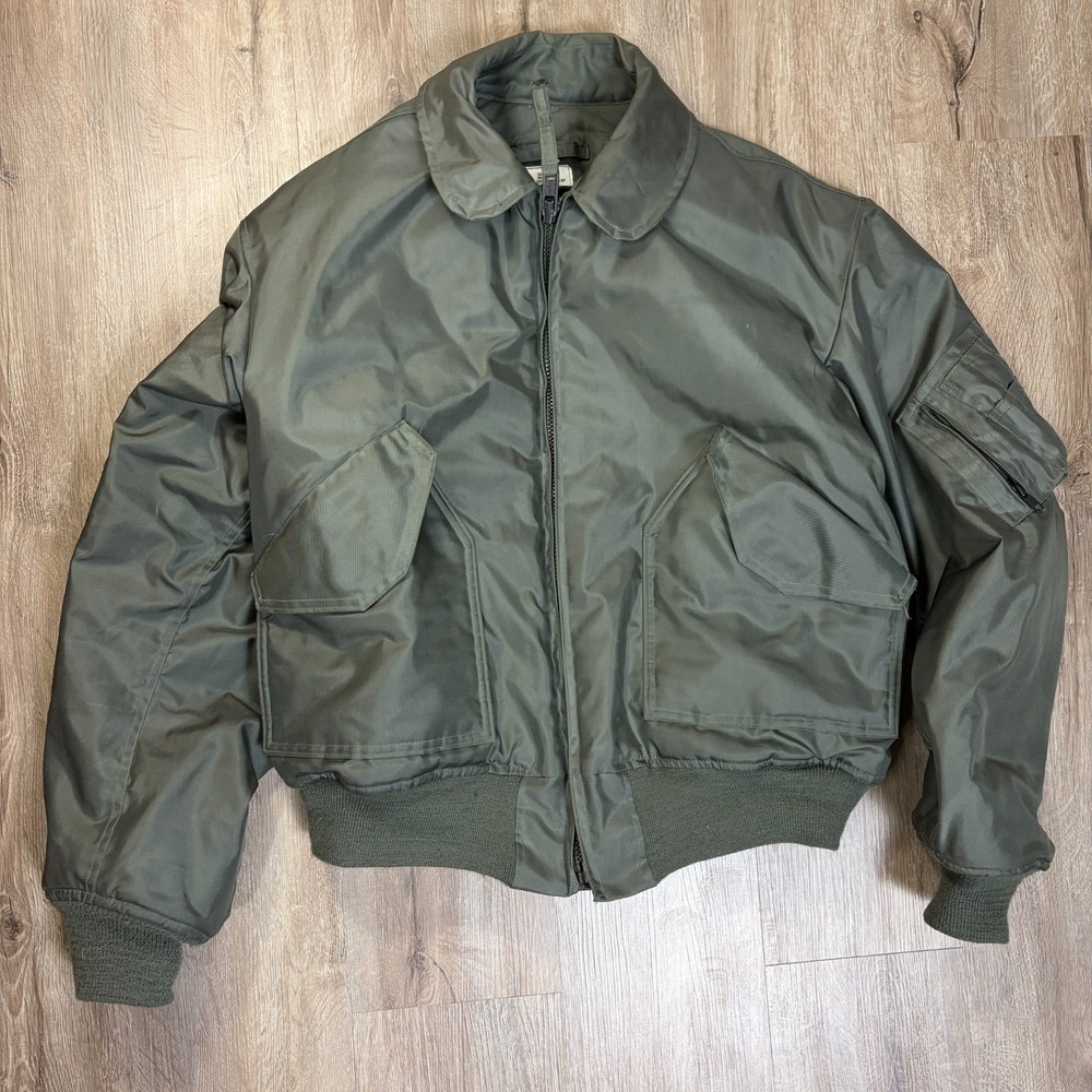Alpha Industries US Military Jacket XL Green Flyers Cold Weather 45/P Bomber